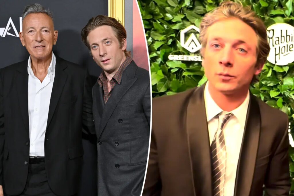 Jeremy Allen White reveals Bruce Springsteen texted him ‘almost every night’ while filming biopic: ‘Tremendous pressure’