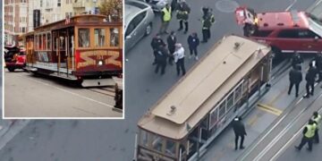 15 injured after San Francisco cable car comes to screeching halt