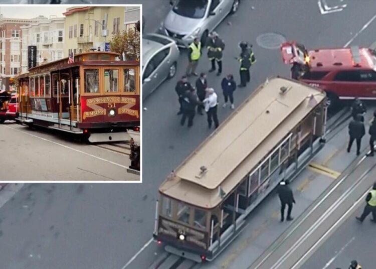 15 injured after San Francisco cable car comes to screeching halt