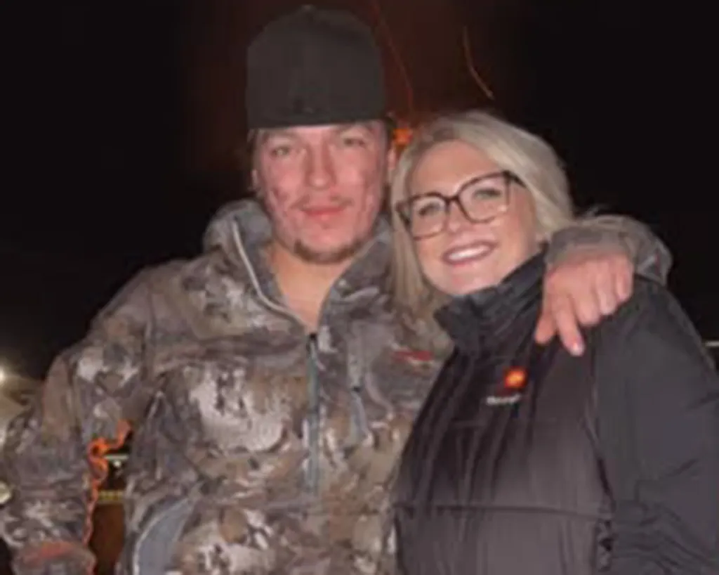 Hawkins with his older sister, Haley Nicole Hawkins.