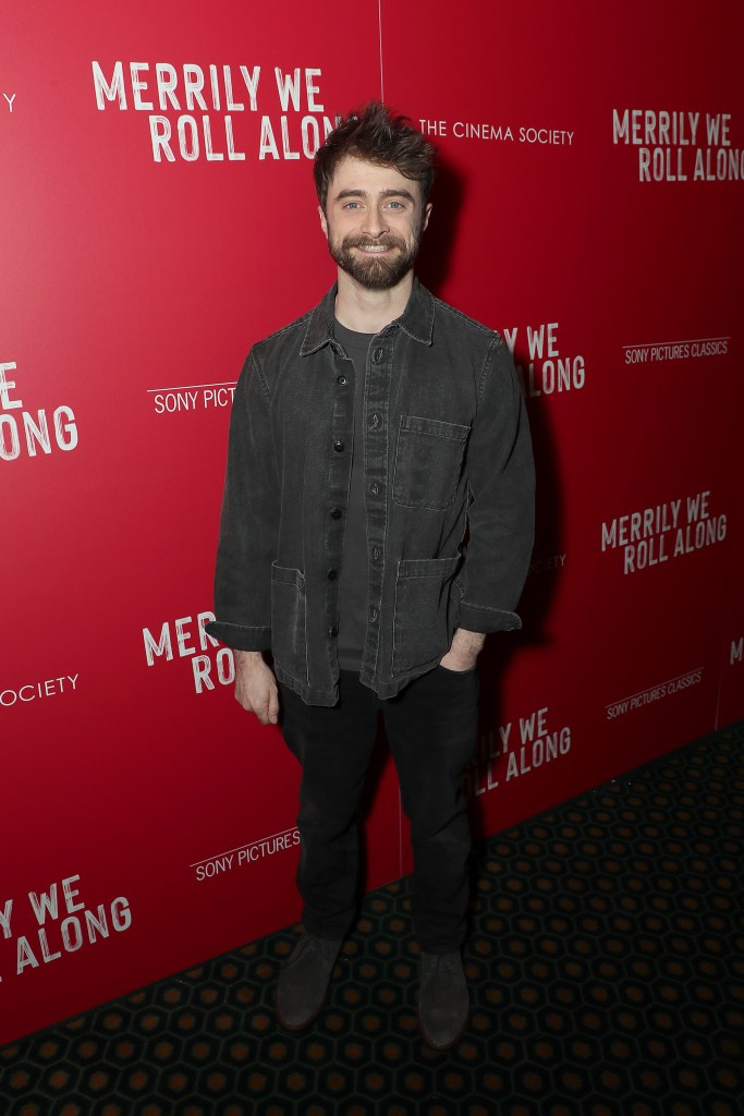 Daniel Radcliffe at the New York Special Screening of 'Merrily We Roll Along.'