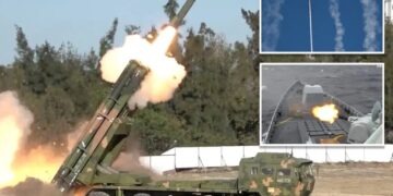 China fires rockets towards Taiwan in war games simulating blockade