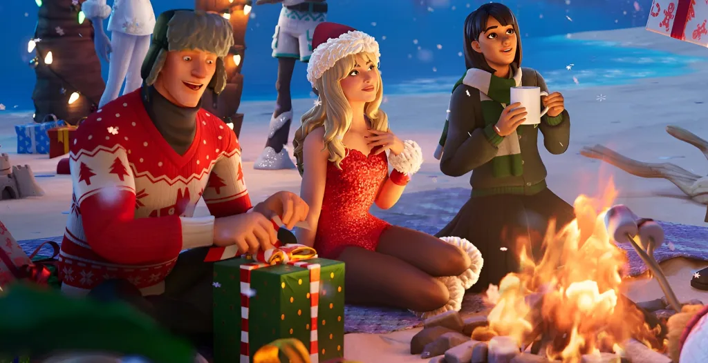 Christmas Sabrina Carpenter Fortnite Artwork