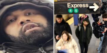 Manspreading maniac punches NYC public school teacher in the face for simply sitting on subway