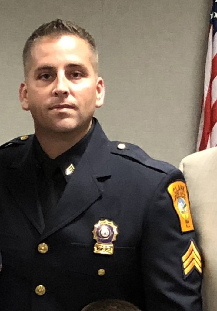 Sgt. Joseph Teston in his police uniform.