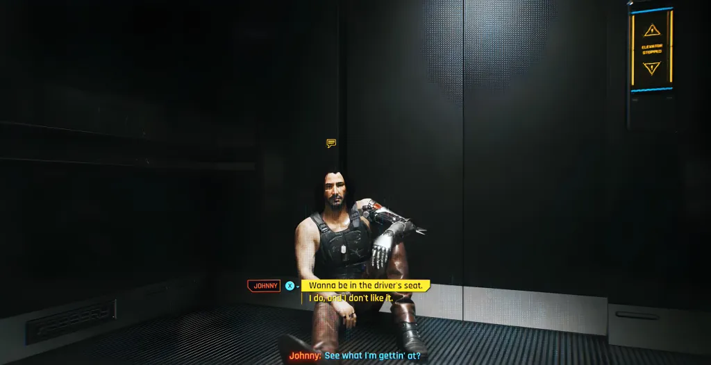 Cyberpunk 2077 Elevator Sequence 