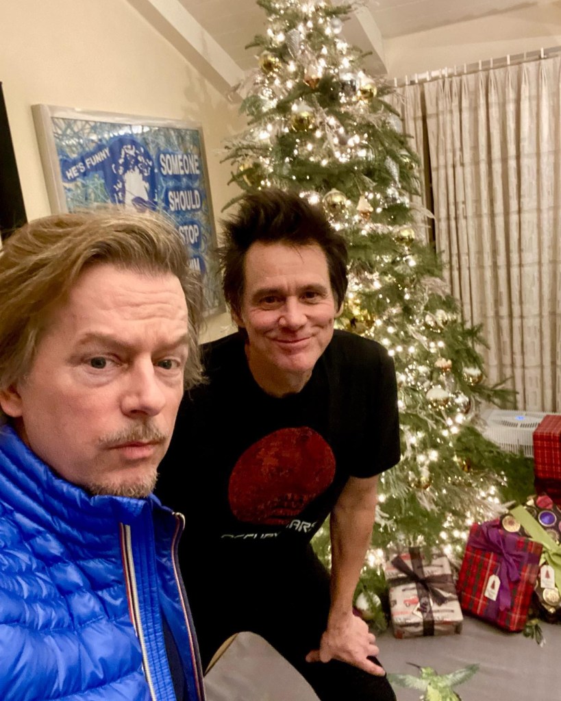 David Spade and Jim Carrey.