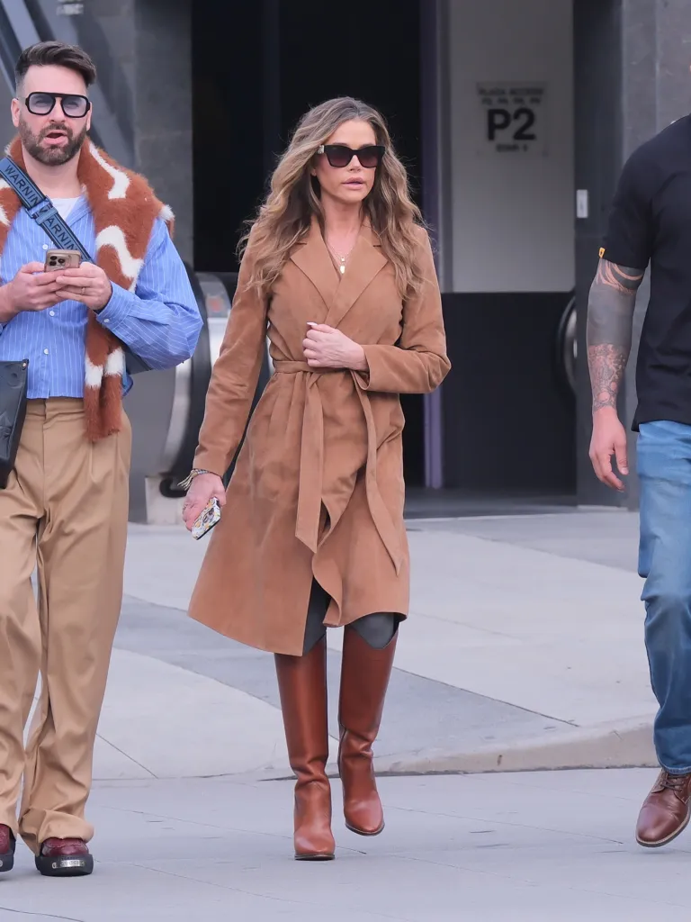 Denise Richards and Aaron Phypers head to court in Los Angeles.