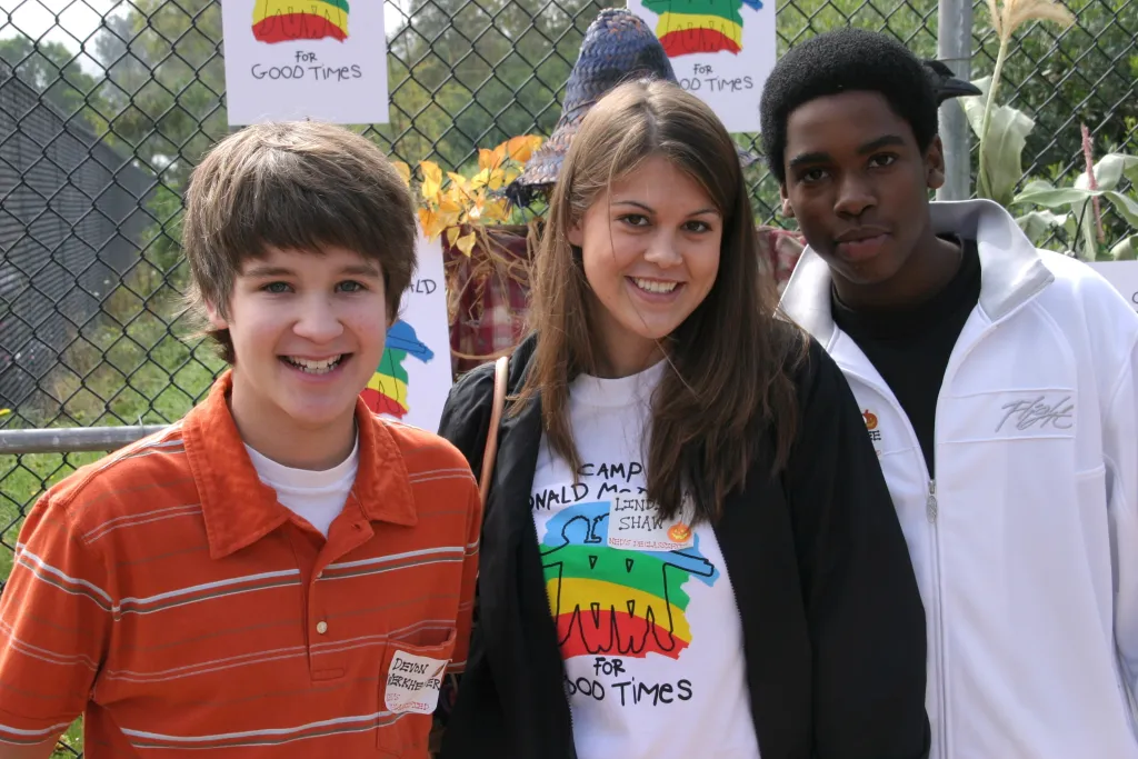 Devon Werkheiser, Lindsey Shaw and Daniel Curtis Lee at the 13th Annual Ronald McDonald Good Times Halloween Carnival at University Studios. 