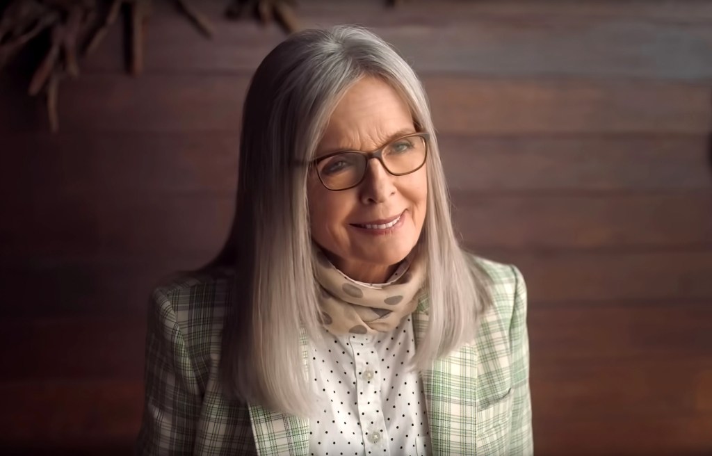 Diane Keaton in a close-up shot from the movie Mack & Rita.