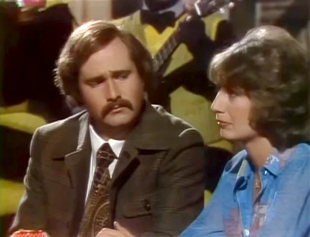 Rob Reiner and Penny Marshall during a sketch on 