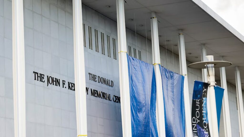 ‘Donald’ Already Added to Kennedy Center Building Facade | Photo