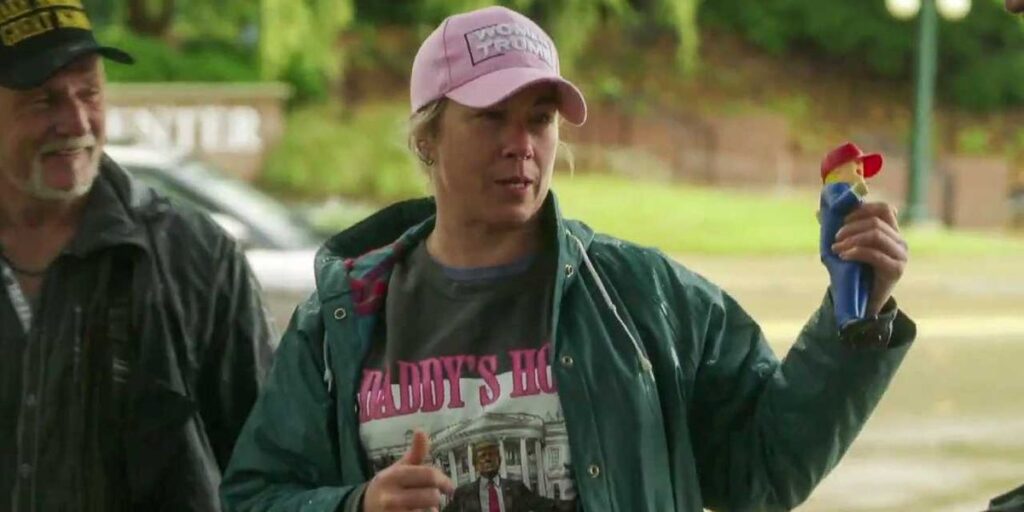 ‘Can you name the eight wars?’ MAGA fans flail in Daily Show interview