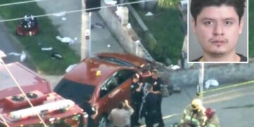 High school track team mowed down during training run when suspected drunk driver careens onto sidewalk