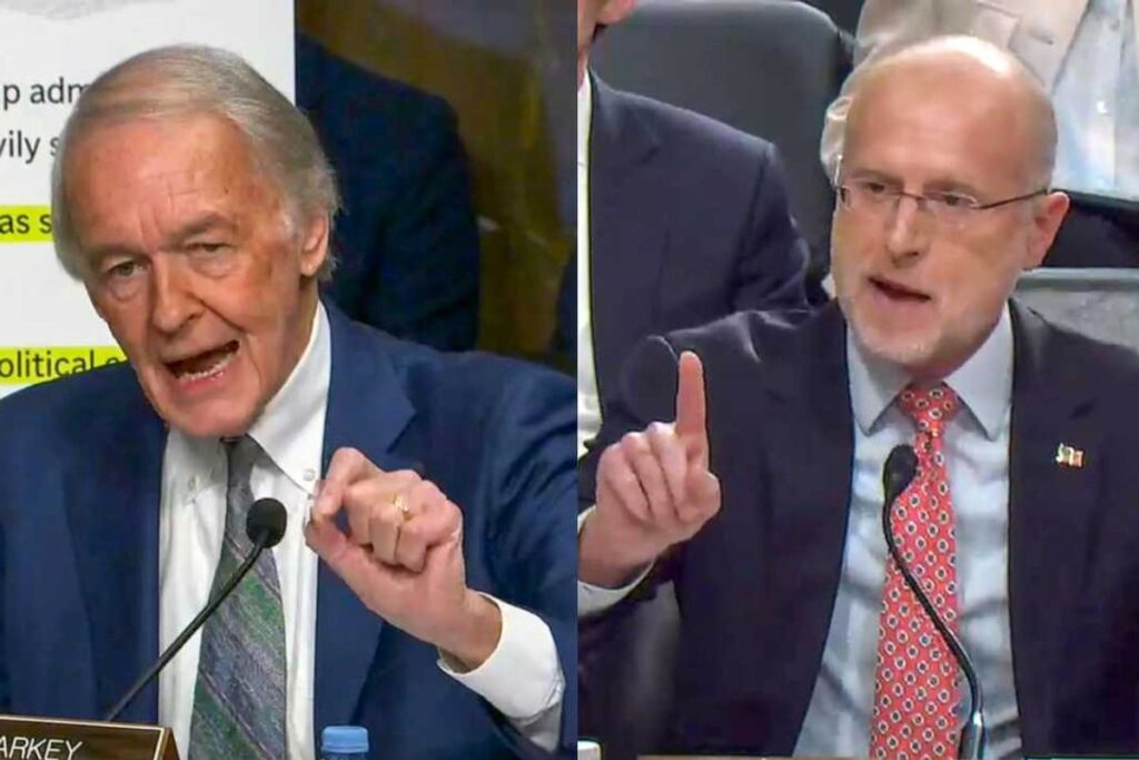 ‘Resign!’ Dem calls on Trump’s FCC chair to step down during fiery Senate testimony