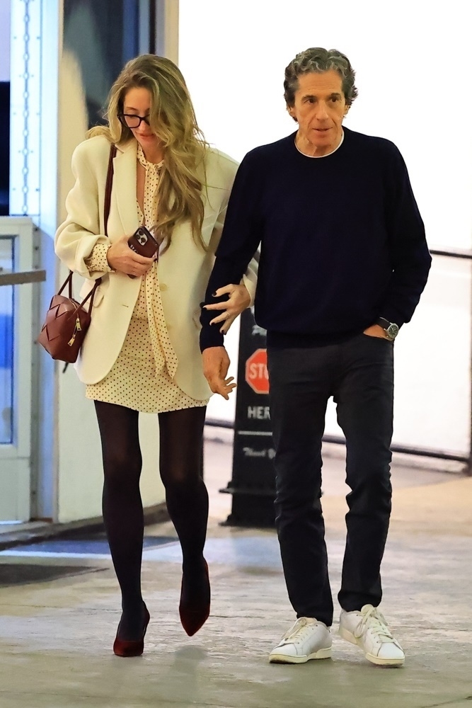 Rebecca Gayheart and Peter Morton on a dinner date at E-Baldi in Beverly Hills.