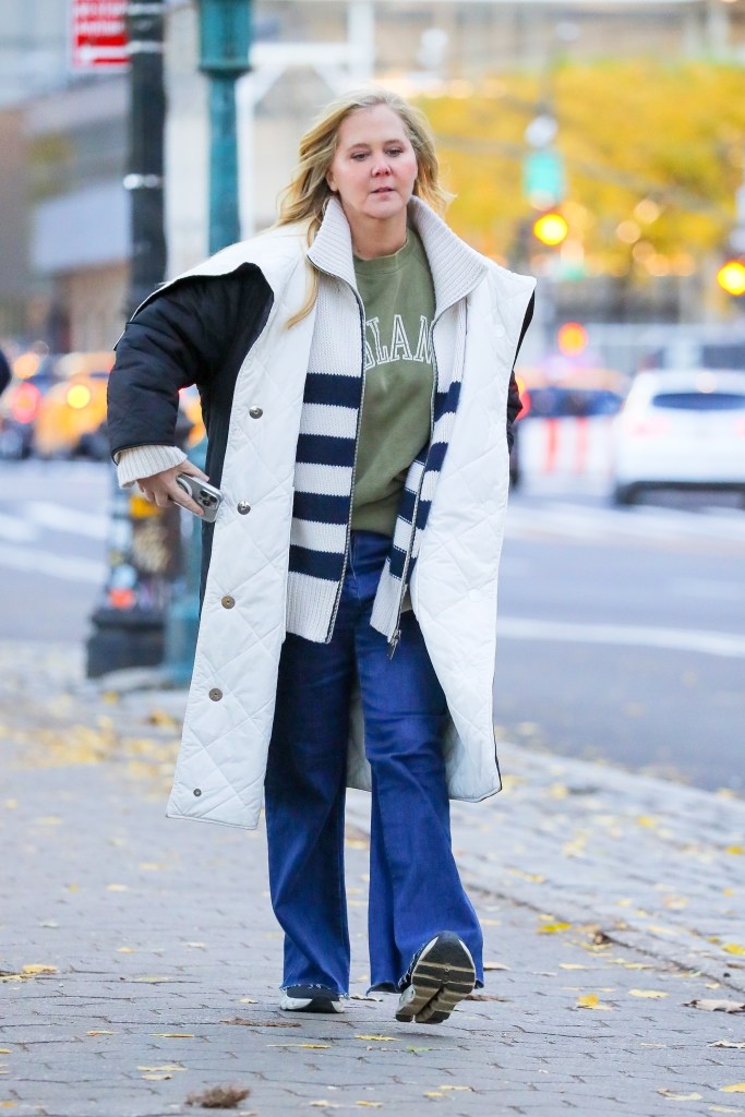 Amy Schumer on a casual stroll in New York.