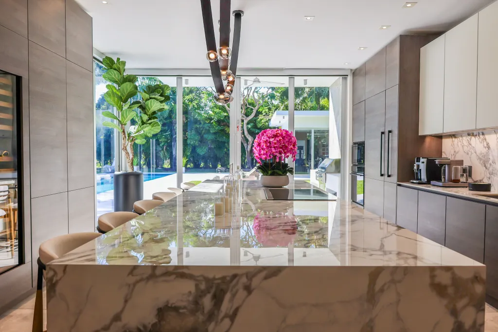 An exclusive look at Larsa Pippen's kitchen in Pinecrest, Florida.