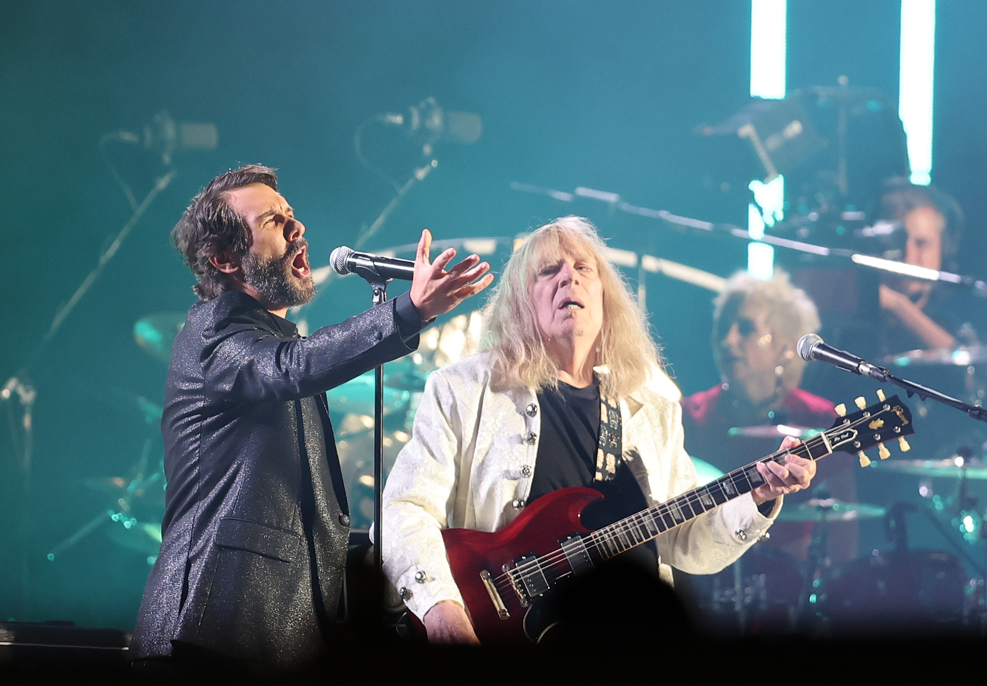 Josh Groban during the Spinal Tap concert in Stonehenge