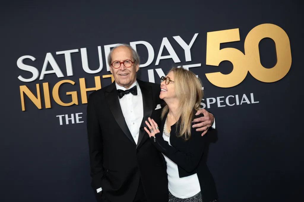 Chevy Chase and Jayni Chase attend the 