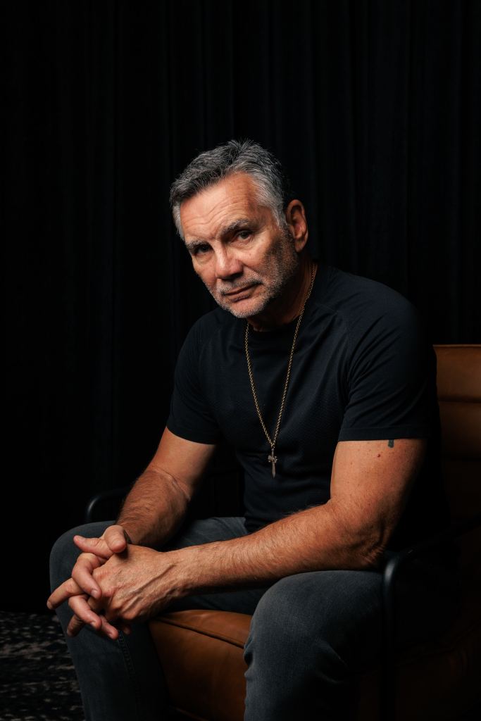 Michael Franzese, a former New York Mafia boss, sits for a photo shoot.
