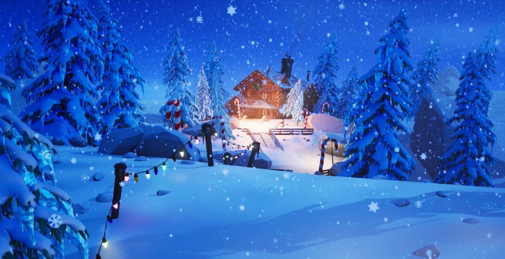 Fortnite Winter Background