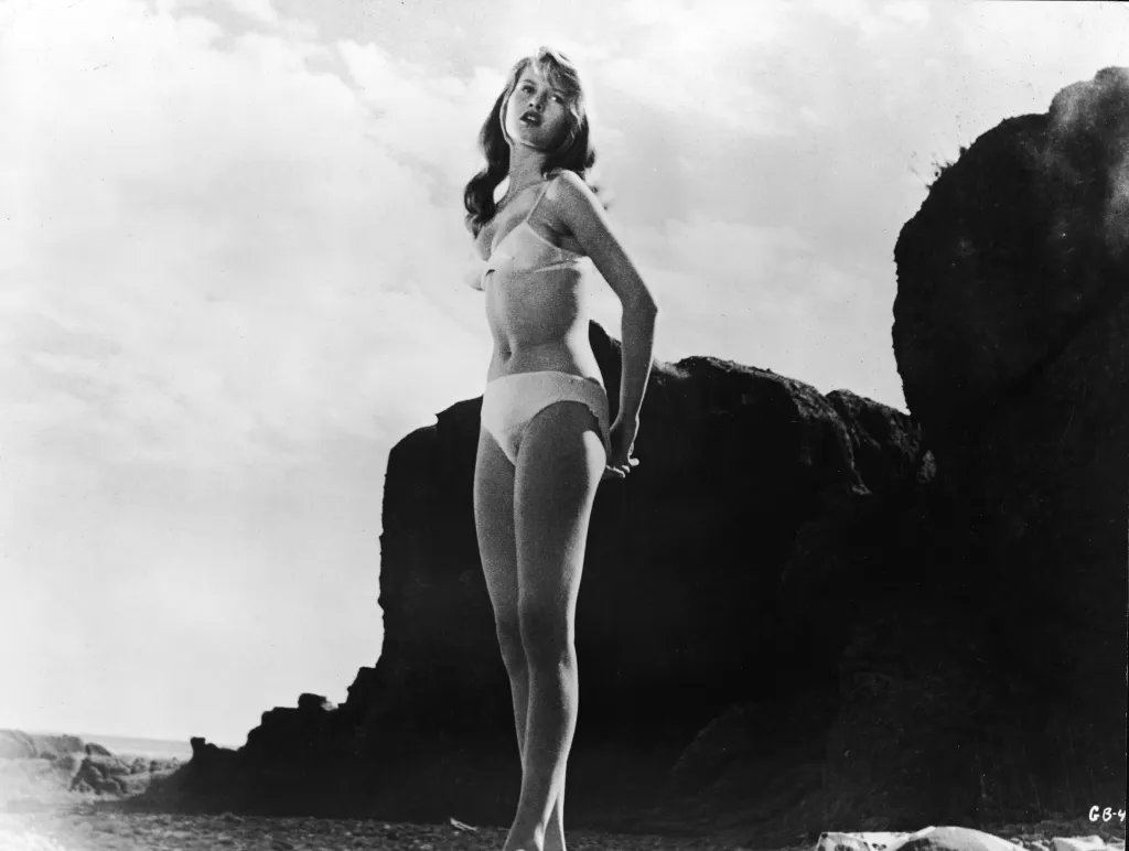 Her films were often vehicles to display Bardot’s curves and legs in scanty dresses or frolicking nude in the sun.