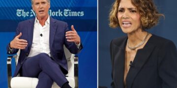 Gavin Newsom cowers to Halle Berry’s jab over ‘devaluing’ women at NYT summit: ‘Just connected with her manager’