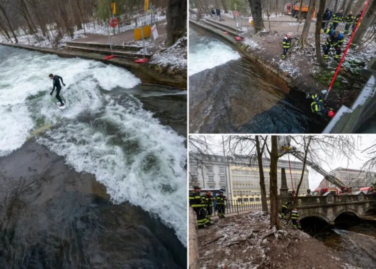 Debate escalates after German park removes wave-creating device in wake of surfer’s death
