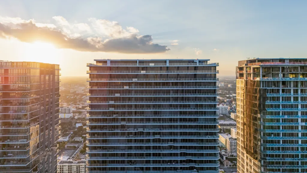 This triplex on the 60th to 62nd floors of a building completed this year asks $8.99M