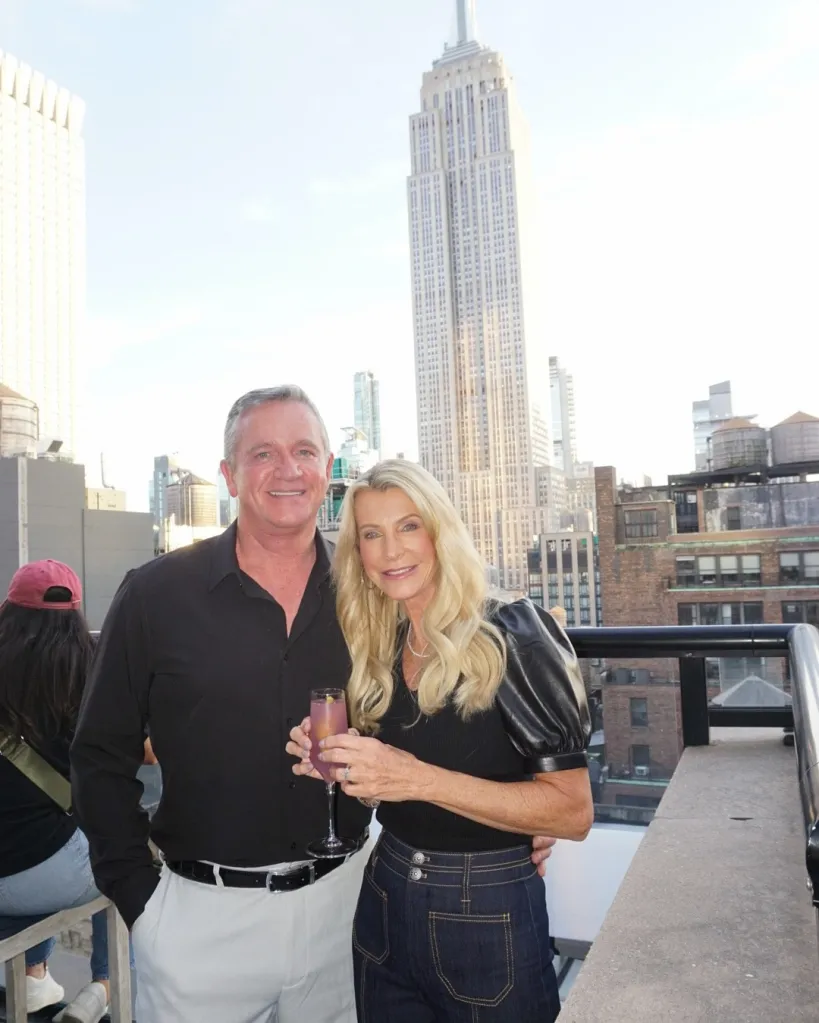 Joan Vassos and Chock Chapple in NYC. 