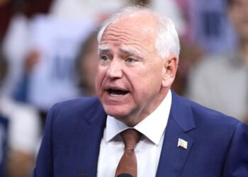 ‘Shameful’: Tim Walz ‘deeply concerned’ over drive-by shouts of Trump’s slur