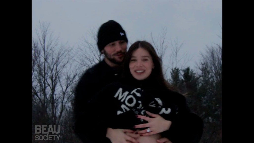 Hailee Steinfeld and Josh Allen.