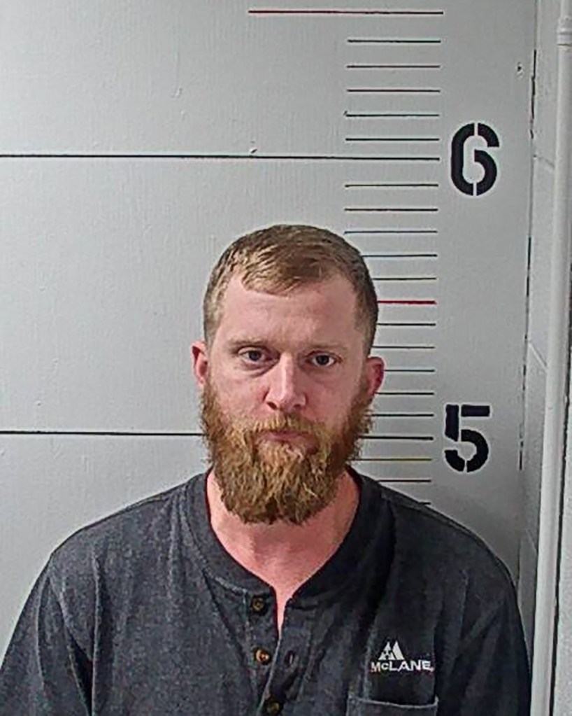 Booking photo of Kyle Chrisley.