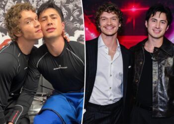 ‘Heated Rivalry’ hunk Hudson Williams jokes real-life relationship with co-star Connor Storrie is ‘a nightmare for HR’