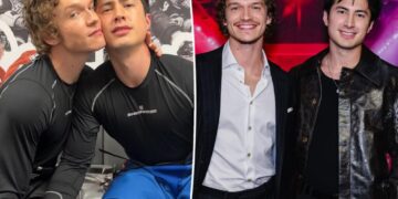 ‘Heated Rivalry’ hunk Hudson Williams jokes real-life relationship with co-star Connor Storrie is ‘a nightmare for HR’