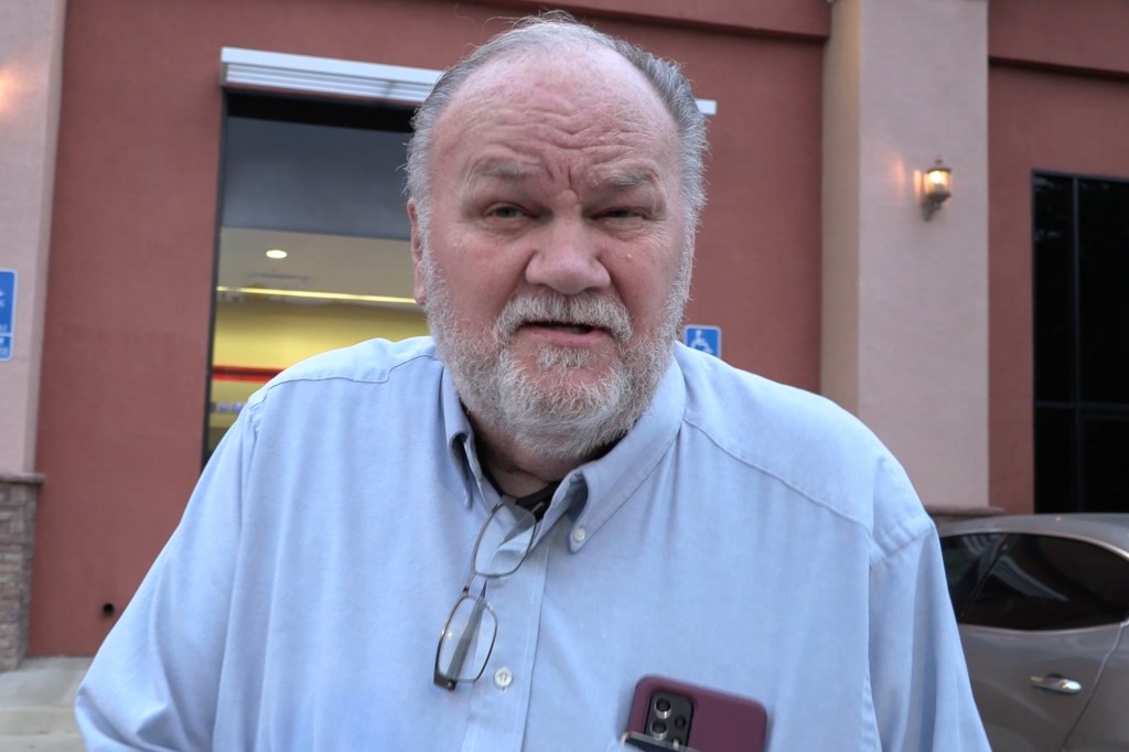 Thomas Markle poses for a photo.