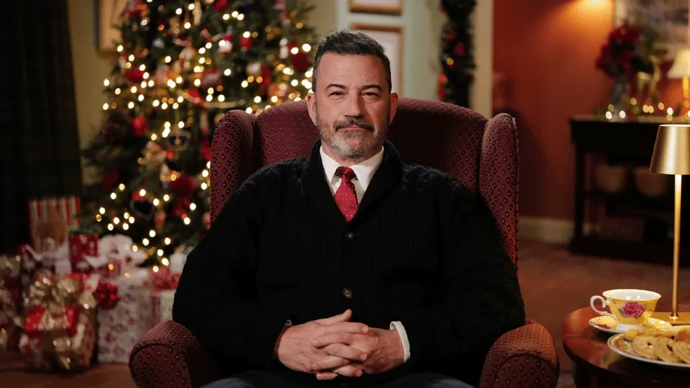 Jimmy Kimmel unleashed fresh attacks on President Trump and declared “tyranny is booming” in the United States during a Christmas Day address in Britain.