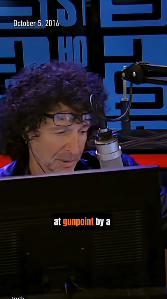 Howard Stern in a studio on October 5, 2016.