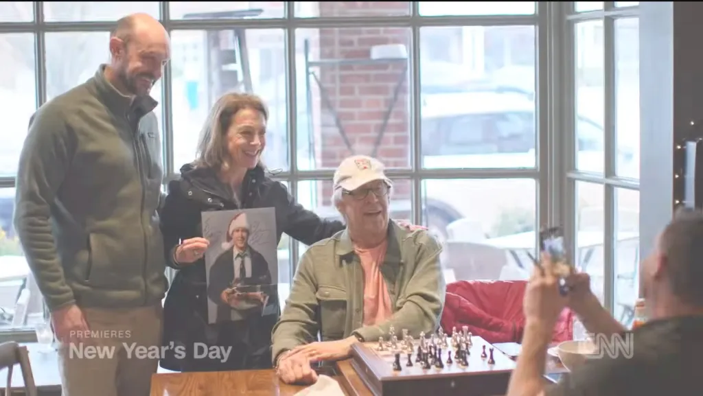 Chevy Chase in the doc hitting CNN on Jan. 1. 