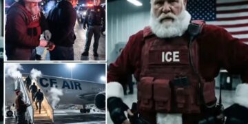 ICE releases AI video showing Santa Claus rounding up illegal migrants: ‘NAUGHTY LIST!’
