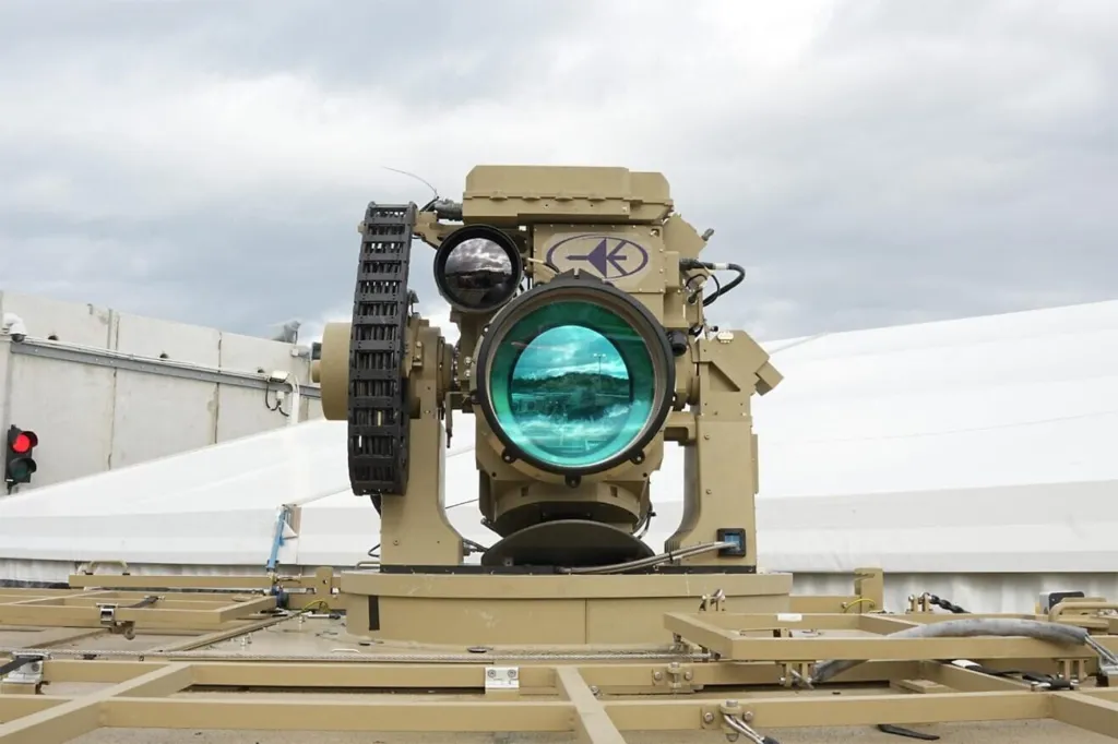 IDF's Iron Beam laser air defense system.