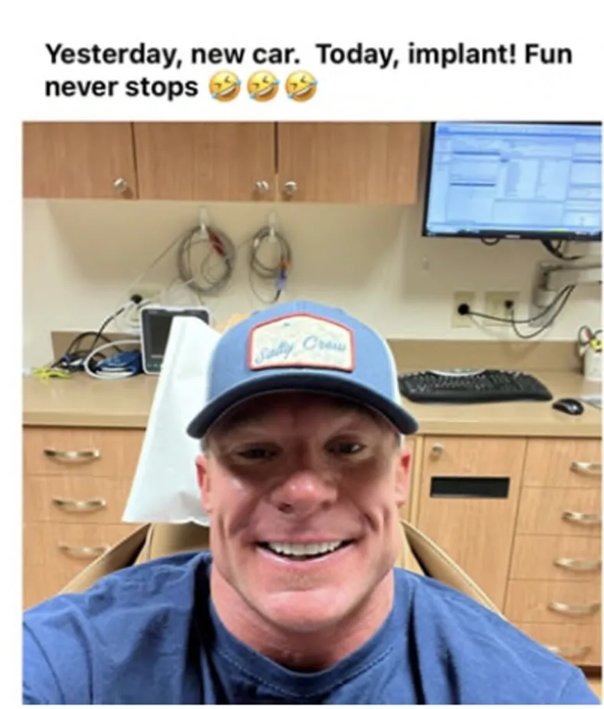 Derek Swanson took a selfie before he suffered a fatal brain injury during a routine dental implant procedure has resurfaced as his distraught parents settled his wrongful death lawsuit.