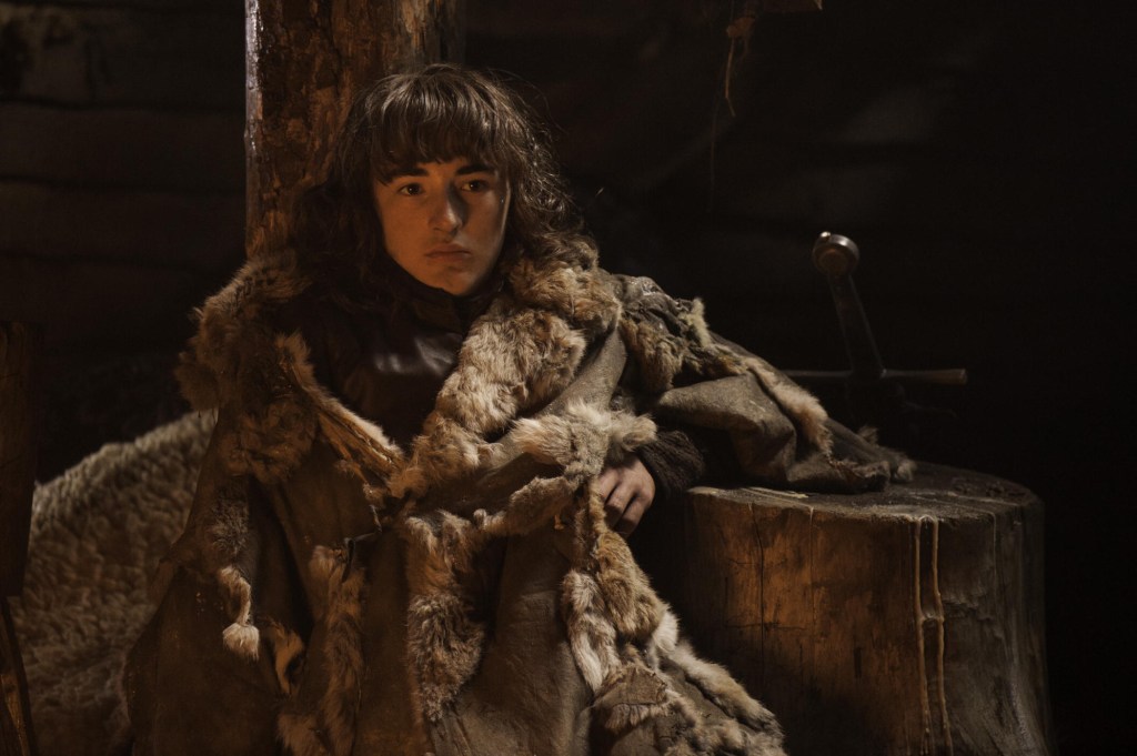 Isaac Hempstead Wright as Bran Stark in Game of Thrones.