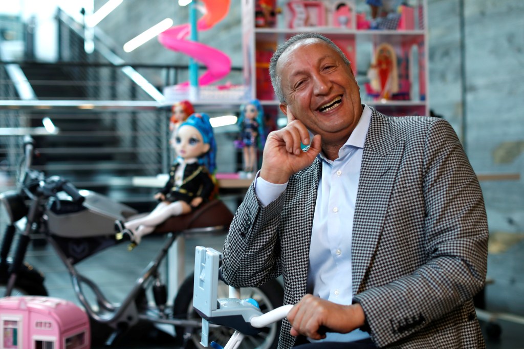 Isaac Larian, CEO of MGA Entertainment, poses for a portrait at the Company's headquarters. company's headquarters