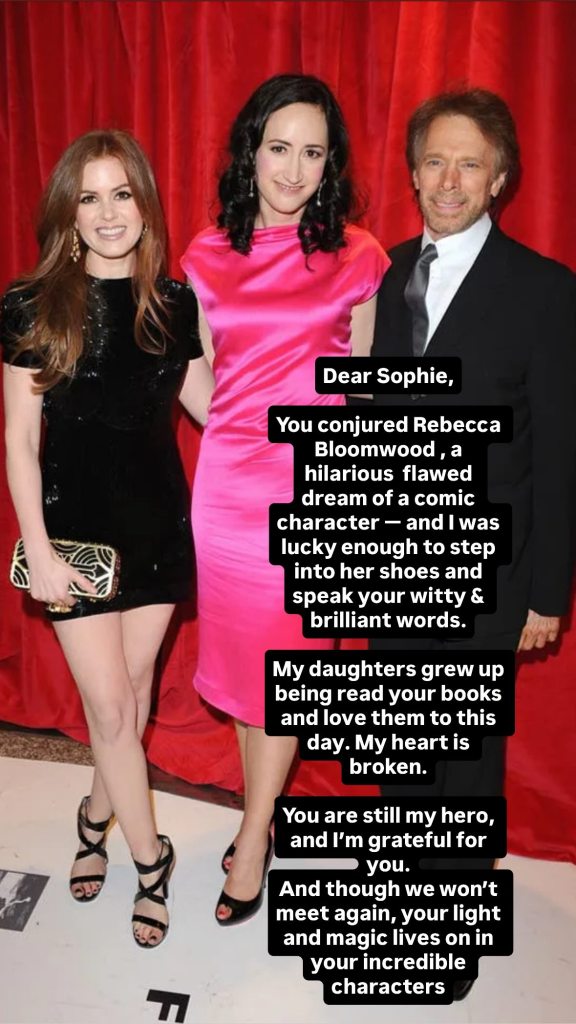 Isla Fisher's Instagram Story post.