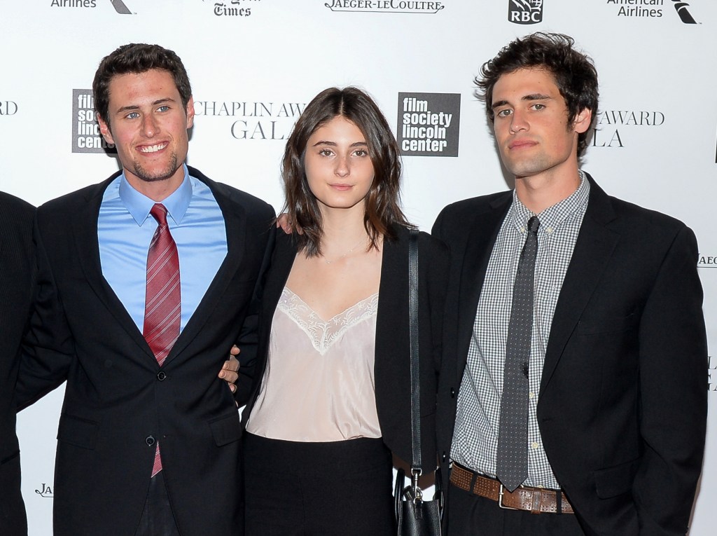 Jake Reiner, Romy Reiner, and Nick Reiner at the 41st Annual Chaplin Award Gala.