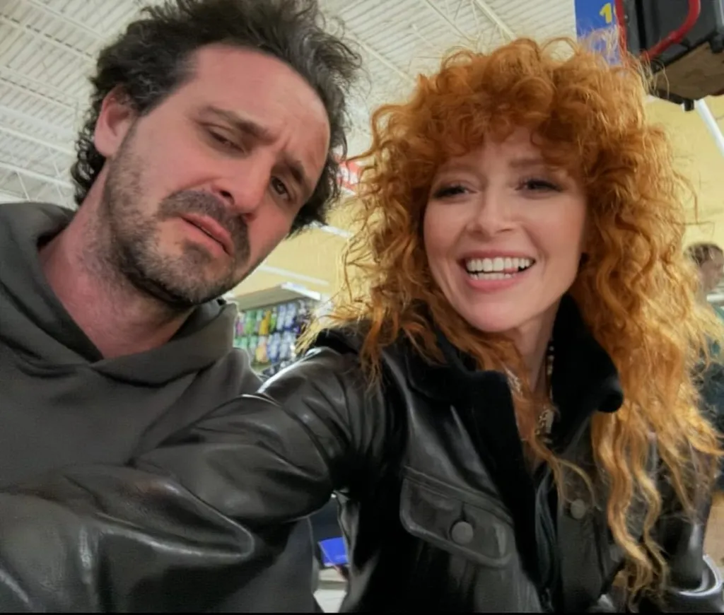 James Ransone and Natasha Lyonne on the set of 