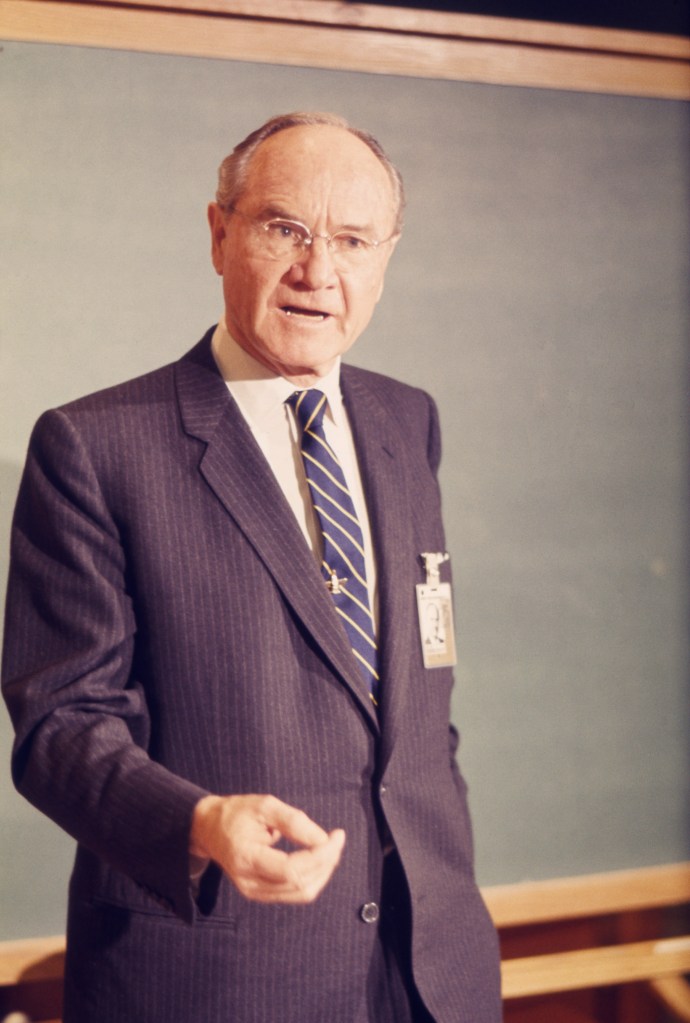 The former president of McDonnell Aircraft, James S. McDonnell.