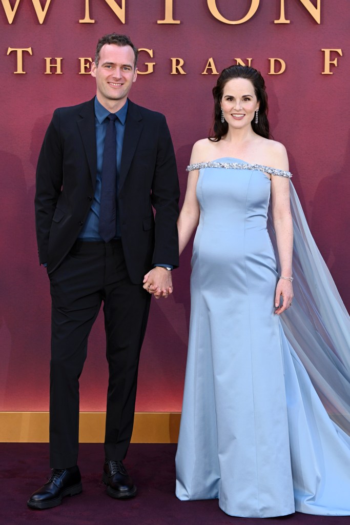 Michelle Dockery and Jasper Waller-Bridge at the